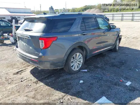 1FMSK8FH5MGB63363 — 2021 Ford Explorer, photo 5 from IAAI, Front end