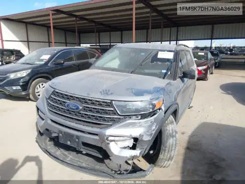 1FMSK7DH7NGA36029 — 2022 Ford Explorer, zdjęcie 2 z IAAI, Przód