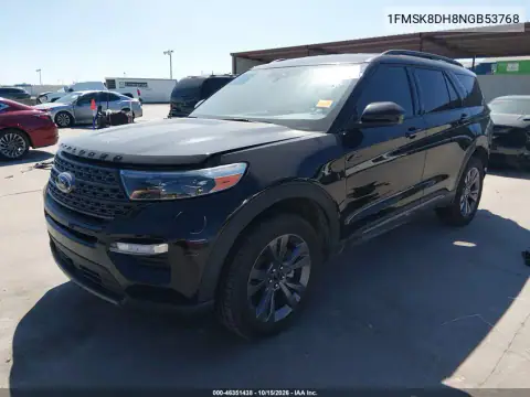1FMSK8DH8NGB53768 — 2022 Ford Explorer, photo 3 from IAAI, Rear end