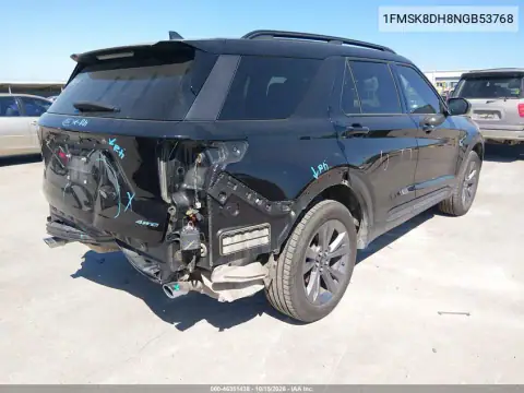 1FMSK8DH8NGB53768 — 2022 Ford Explorer, photo 5 from IAAI, Rear end