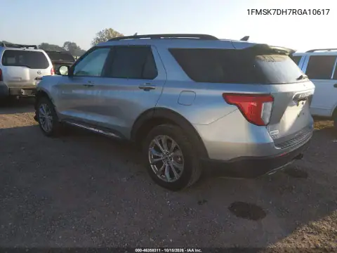 1FMSK7DH7RGA10617 — 2024 Ford Explorer, foto 4 de IAAI, Parte delantera