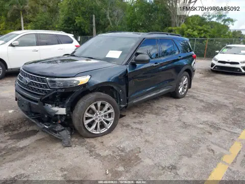 1FMSK7DH9RGA85092 — 2024 Ford Explorer, foto 3 de IAAI, Delantera izquierda