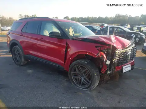 1FMWK8GC1SGA00890 — 2025 Ford Explorer, Przód, zdjęć przed naprawą