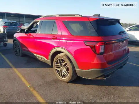 1FMWK8GC1SGA00890 — 2025 Ford Explorer, фото 4 з IAAI, Передня частина
