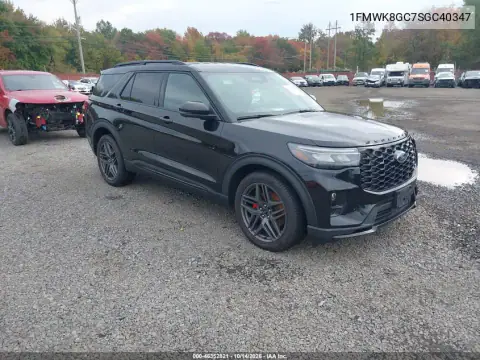 1FMWK8GC7SGC40347 — 2025 Ford Explorer, Zalanie wodą słodką, zdjęć przed naprawą