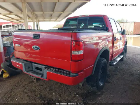 2004 Ford F-150 Fx4/Lariat/Xlt VIN 1FTPW14524FA17944 фото 5