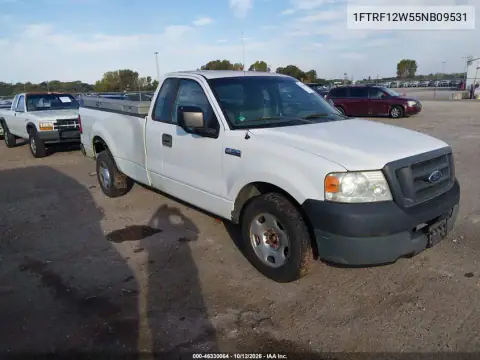 1FTRF12W55NB09531 — 2005 Ford F-150, Right side, before-repair photos