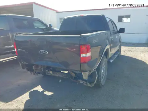 2007 Ford F-150 Fx4/Lariat/Xlt VIN 1FTPW14V77KC39391 фото 5