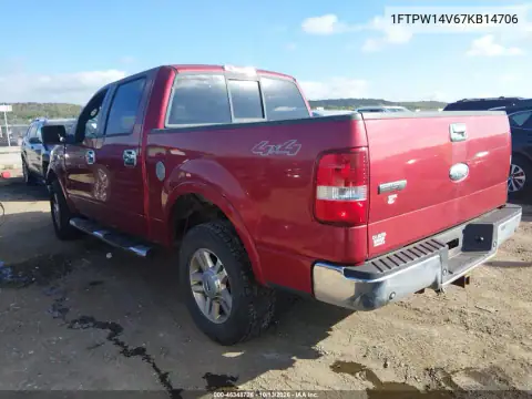 1FTPW14V67KB14706 — 2007 Ford F-150, photo 3 from IAAI, Front end