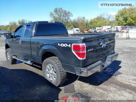 1FTFX1EFXCFB69940 — 2012 Ford F-150, photo 4 from IAAI, Right rear