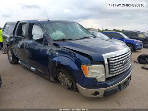 1FTFW1CF8CFB20810 — 2012 Ford F-150, Zagrożenie biologiczne / chemiczne, zdjęć przed naprawą