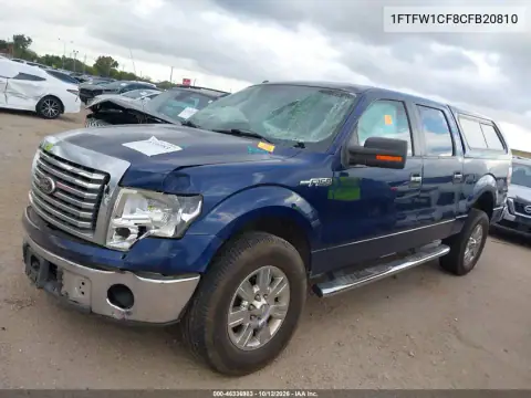 1FTFW1CF8CFB20810 — 2012 Ford F-150, zdjęcie 2 z IAAI, Zagrożenie biologiczne / chemiczne