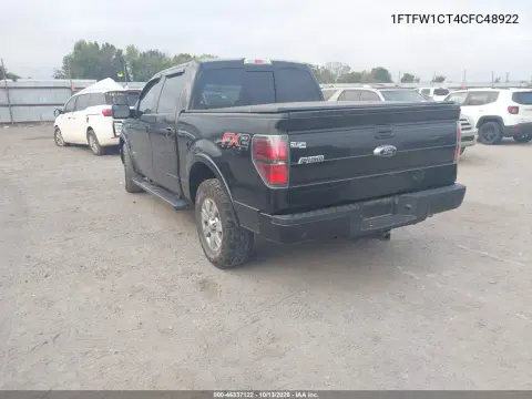 2012 Ford F-150 Fx2 VIN 1FTFW1CT4CFC48922 фото 4