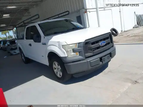 1FTEX1CP9FKF12935 — 2015 Ford F-150, Desgaste normal, fotos antes de reparar