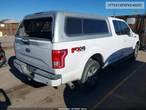 1FTEX1EP0FKE40293 — 2015 Ford F-150, photo 5 from IAAI, Theft