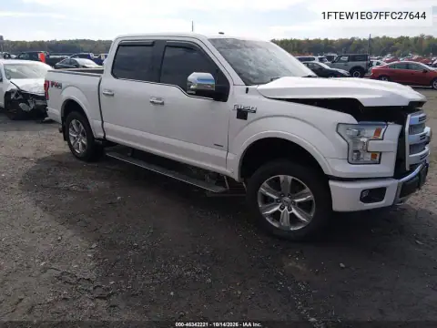 1FTEW1EG7FFC27644 — 2015 Ford F-150, фото 2 с аукциона IAAI, Передняя часть