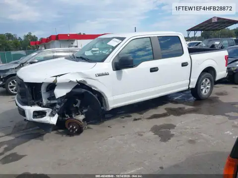 1FTEW1EF4HFB28872 — 2017 Ford F-150, фото 3 с аукциона IAAI, ПЕРЕДНЯЯ ЧАСТЬ