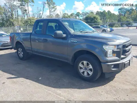 1FTEX1C88HFC43234 — 2017 Ford F-150, უკანა ნაწილი, ფოტოები შეკეთებამდე