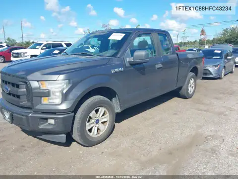 1FTEX1C88HFC43234 — 2017 Ford F-150, foto 3 de IAAI, Parte trasera
