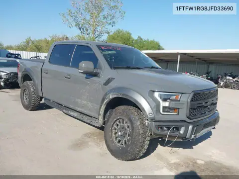 2018 Ford F-150 Raptor VIN 1FTFW1RG8JFD33690 фото 2