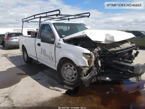 2018 Ford F-150 Xl VIN 1FTMF1CBXJKD46663 фото 2