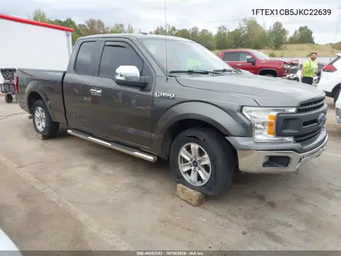 1FTEX1CB5JKC22639 — 2018 Ford F-150, Delantera derecha, fotos antes de reparar