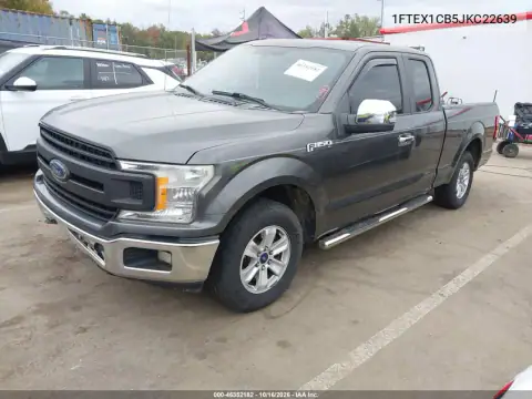 1FTEX1CB5JKC22639 — 2018 Ford F-150, zdjęcie 3 z IAAI, Prawy przód
