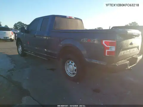 1FTEX1EB0KFC63218 — 2019 Ford F-150, фото 4 с аукциона IAAI 21.10.2026, Естественный износ