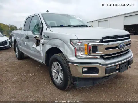 1FTEX1EB4KKC72561 — 2019 Ford F-150, Prawy bok, zdjęć przed naprawą