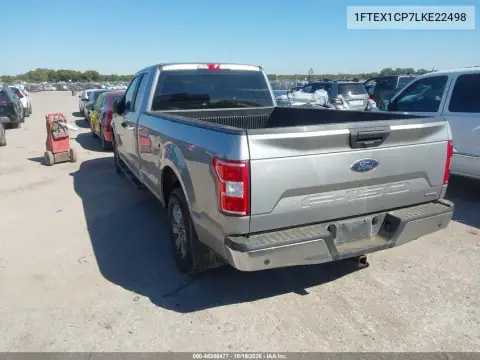 1FTEX1CP7LKE22498 — 2020 Ford F-150, photo 4 from IAAI, Undercarriage damage