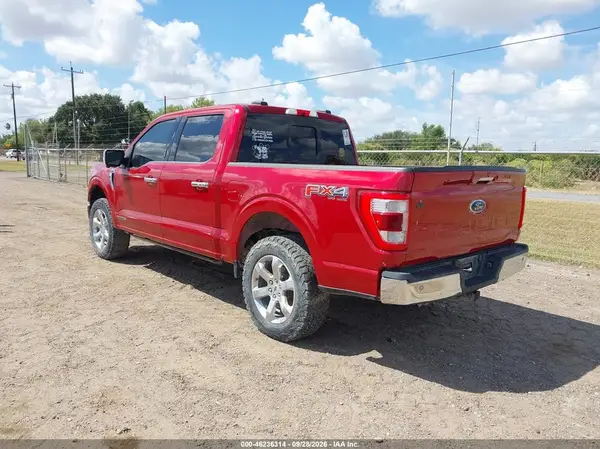 1FTFW1ED2MFC29924 — 2021 Ford F-150, photo 3 from IAAI 06.10.2026, Right side