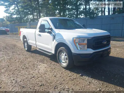 1FTMF1EP8MKE18523 — 2021 Ford F-150, Lado izquierdo, fotos antes de reparar