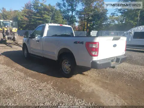 1FTMF1EP8MKE18523 — 2021 Ford F-150, Лівий бік, фото до ремонту