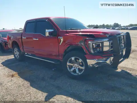 1FTFW1E58MKE33496 — 2021 Ford F-150, фото 2 с аукциона IAAI, Не указано