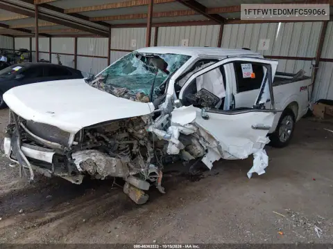1FTFW1ED0MFC59066 — 2021 Ford F-150, фото 2 с аукциона IAAI, передняя часть слева