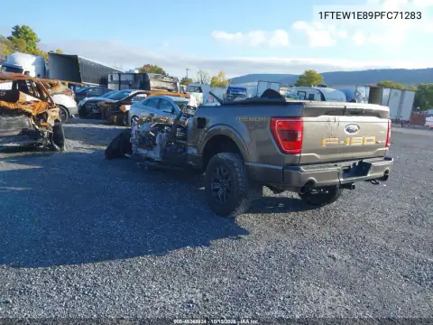 1FTEW1E89PFC71283 — 2023 Ford F-150, foto 3 de IAAI, Parte delantera