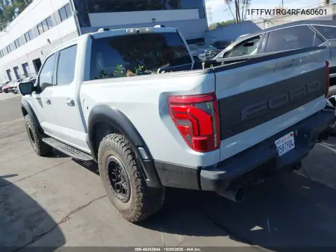 1FTFW1RG4RFA60601 — 2024 Ford F-150, фото 3 с аукциона IAAI, задняя часть справа