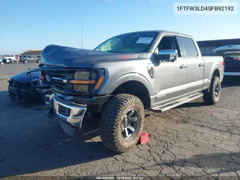 1FTFW3LD4SFB92192 — 2025 Ford F-150, zdjęcie 2 z IAAI, Przód