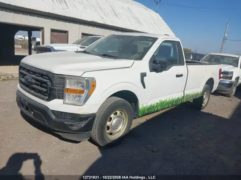 1FTMF1CB8MKD63787 — 2021 Ford F150, photo 2 from IAAI 28.10.2026, Left front