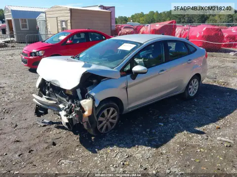2012 Ford Fiesta Se VIN 3FADP4BJXCM218240 фото 2