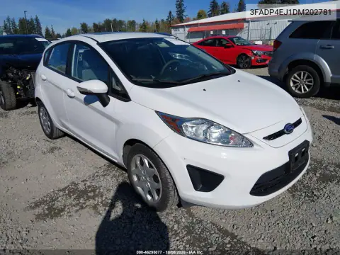3FADP4EJ1DM202781 — 2013 Ford Fiesta, Задняя часть слева, фото до ремонта