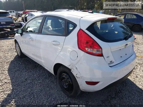2013 Ford Fiesta Se VIN 3FADP4EJ1DM202781 фото 4