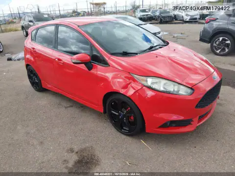 3FADP4GX4FM179422 — 2015 Ford Fiesta, Передняя часть справа, фото до ремонта