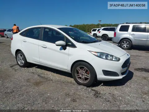 3FADP4BJ7JM140058 — 2018 Ford Fiesta, მარცხენა მხარე, ფოტოები შეკეთებამდე