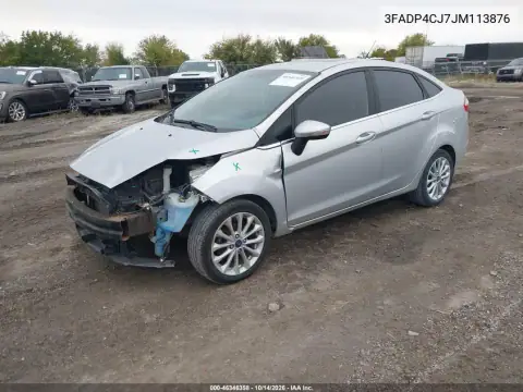 3FADP4CJ7JM113876 — 2018 Ford Fiesta, фото 3 с аукциона IAAI, ПЕРЕДНЯЯ ЧАСТЬ
