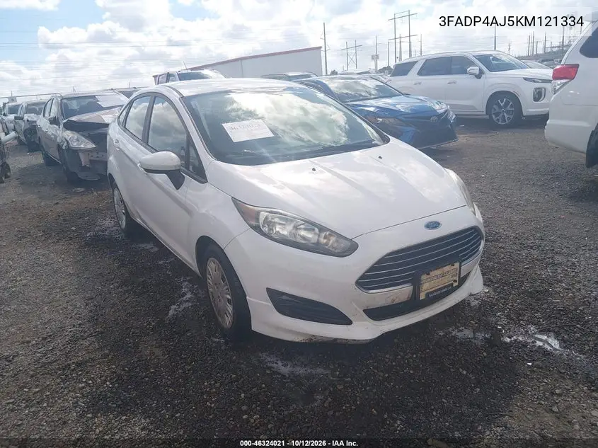 2019 Ford Fiesta S VIN 3FADP4AJ5KM121334 фото 2