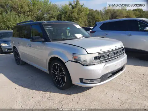 2FMGK5C88DBD32890 — 2013 Ford FLEX, Естественный износ, фото до ремонта