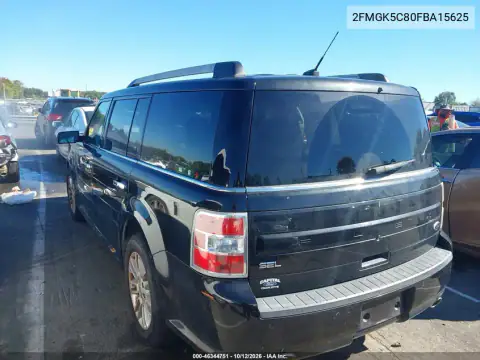 2FMGK5C80FBA15625 — 2015 Ford FLEX, фото 4 с аукциона IAAI 19.10.2026, Естественный износ