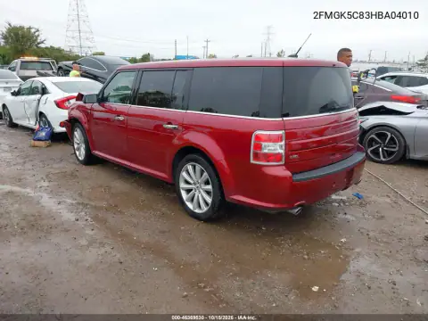 2FMGK5C83HBA04010 — 2017 Ford FLEX, фото 3 з IAAI, Передня частина