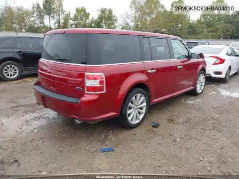 2FMGK5C83HBA04010 — 2017 Ford FLEX, фото 4 з IAAI, Передня частина